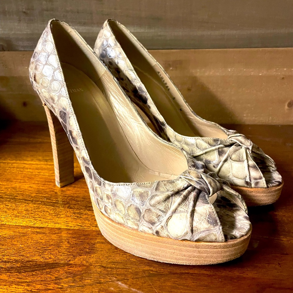 Stuart Weitzman Leopard Heel